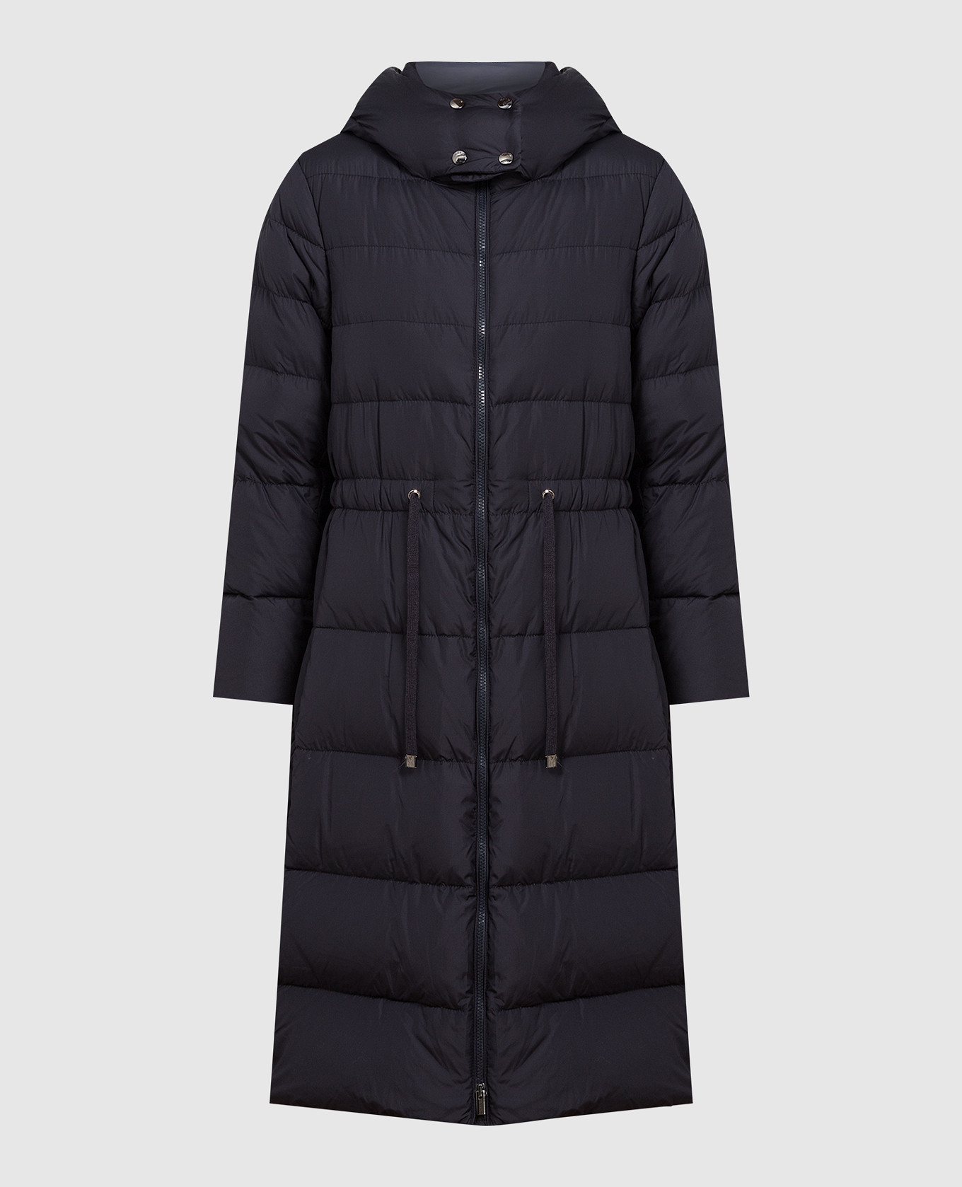 

Navy quilted down jacket Peserico, Синий