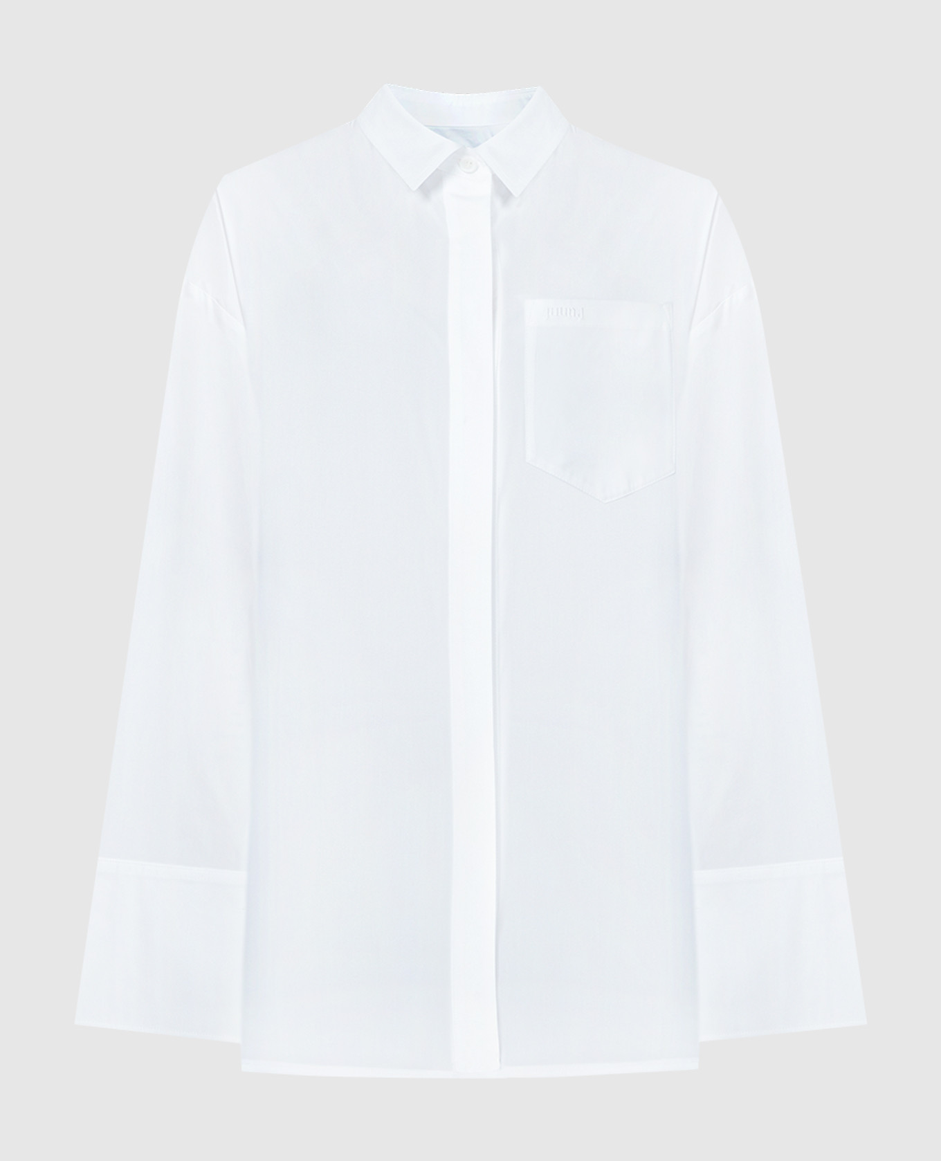 

White blouse with a figured neckline Juun.j