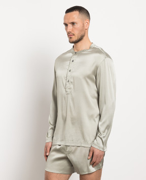 Tom Ford Green silk pajama shirt T4H161010