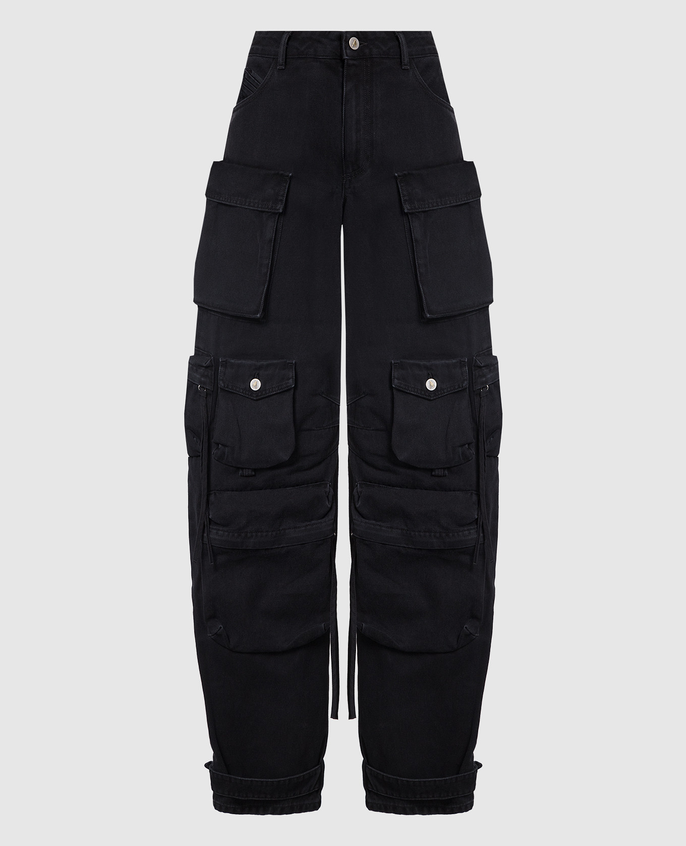 

Fern black cargo jeans The Attico