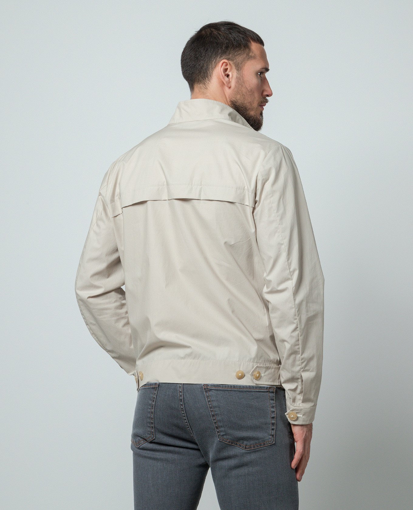 

Beige windbreaker Canali