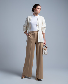 Helmut Lang White cardigan with wool and cashmere N09HW705