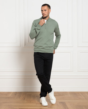 Cashmere&Whiskey Green cashmere jumper MU8661312341R