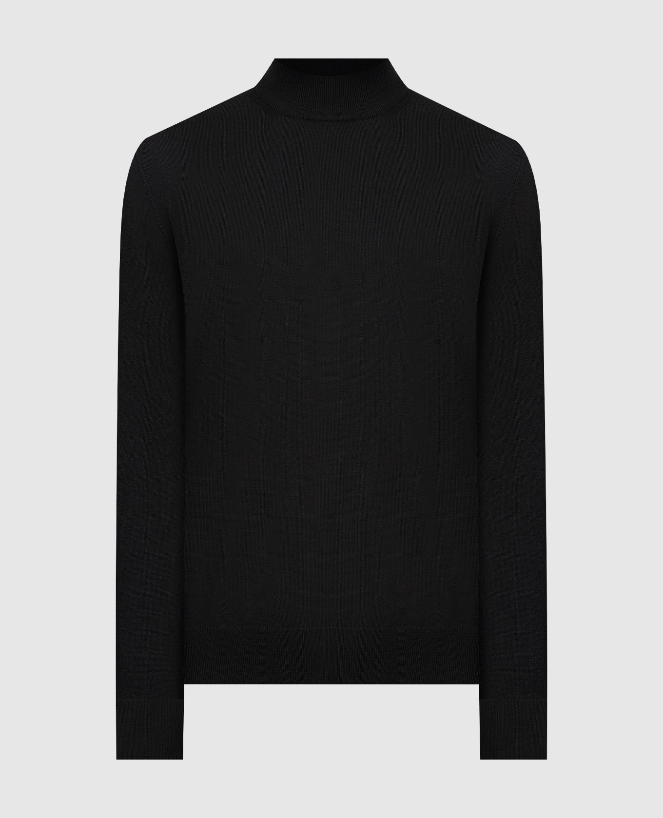 

Black merino wool jumper D'Uomo Milano, Черный