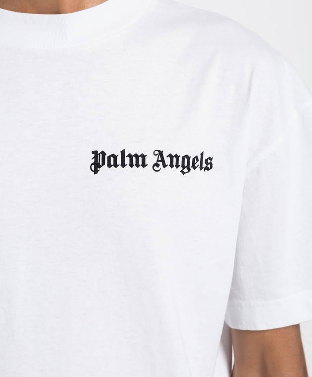 Tシャツ・カットソー PALM ANGELS Men T-shirt White PMAA089S24JER001 0303 CLOTHING T-SHIRT PALM ANGELS PMAA089S24JER0010303