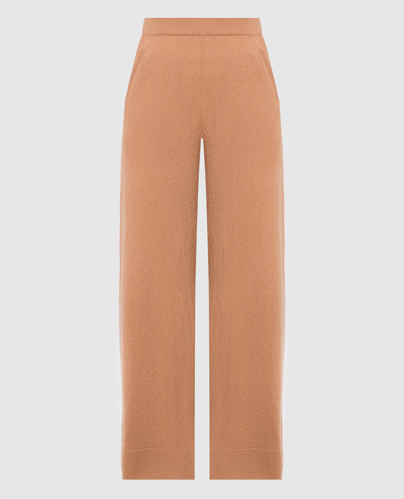 

Brown striped wool and cashmere trousers Allude