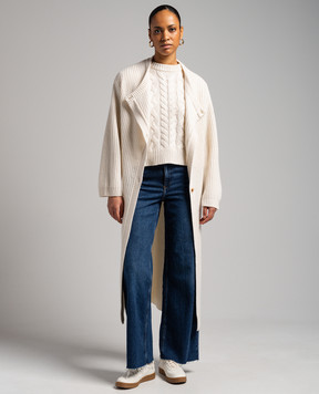 LISA YANG White cashmere cardigan 2024023
