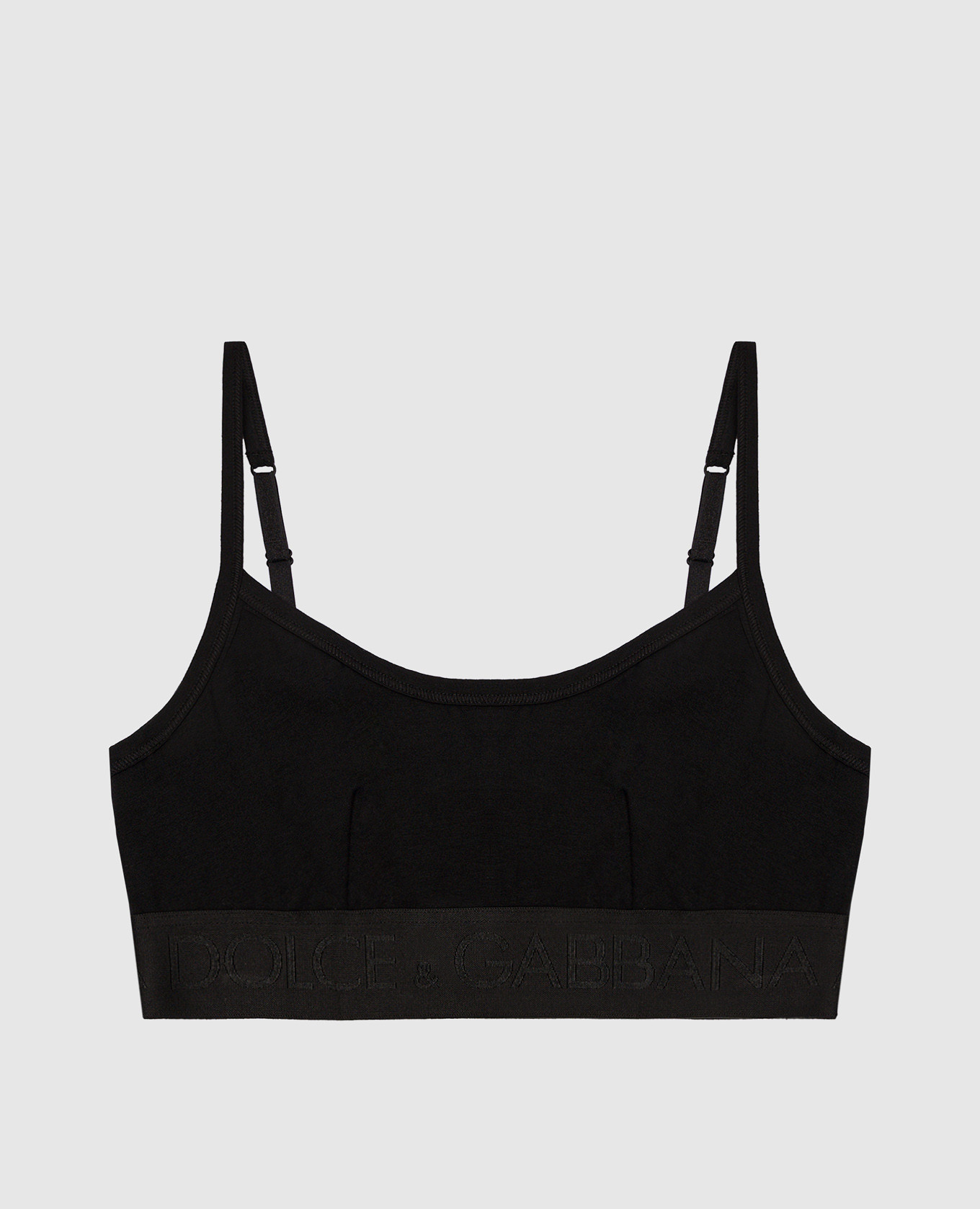 

Black top with logo Dolce&Gabbana