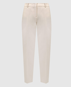 Ermanno Scervino Beige pants made of wool D436P300HJA