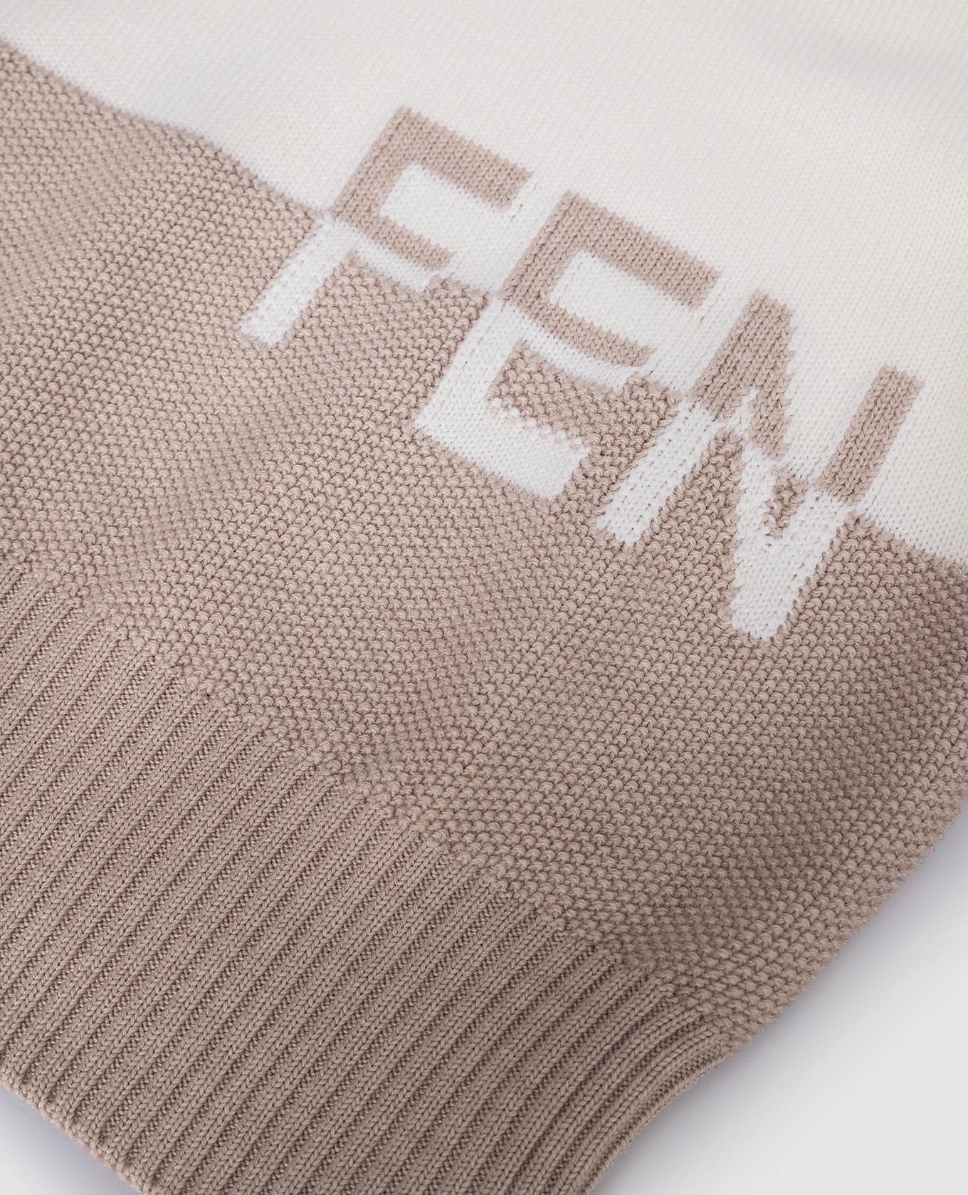 

Children's milky wool sweater Fendi, Beige