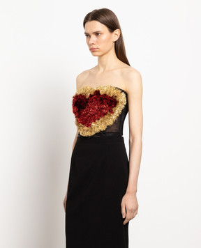 Dolce&Gabbana Top with appliqué F73F8ZFLEAA