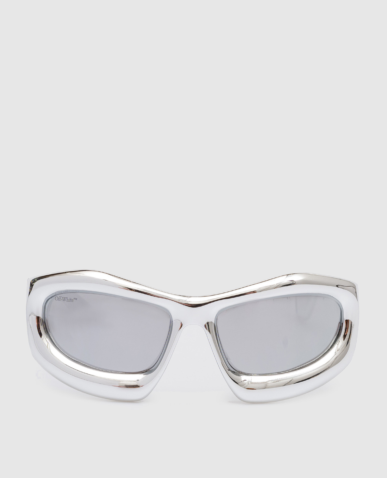 Off-White - Katoka silver sunglasses with a metallic effect Off-White - Katoka silver sunglasses with a metallic effect
