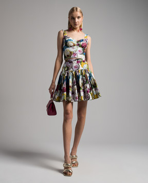 Dolce&Gabbana Nocturnal Flower floral print skirt F4CFATHS5Q2