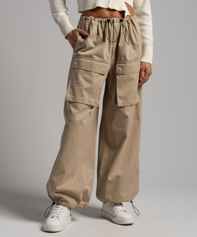 Maison Margiela MM6 - Beige cargo pants S52KA0478S78550 - shop