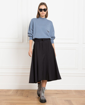 Brunello Cucinelli Black skirt MPW07G3464