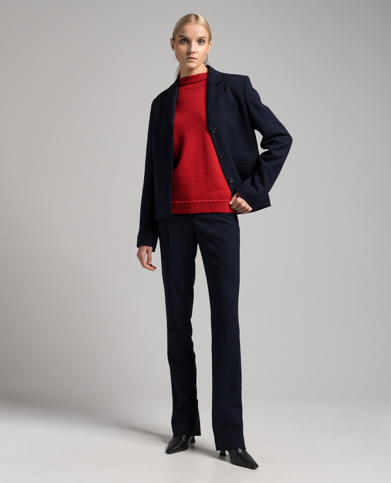 Red sweater made of wool Toteme 2