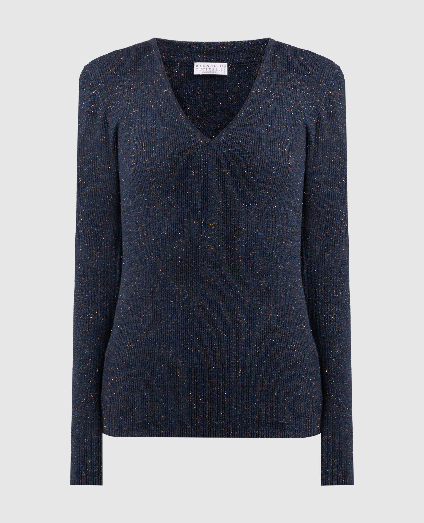 

Blue pullover with lurex Brunello Cucinelli