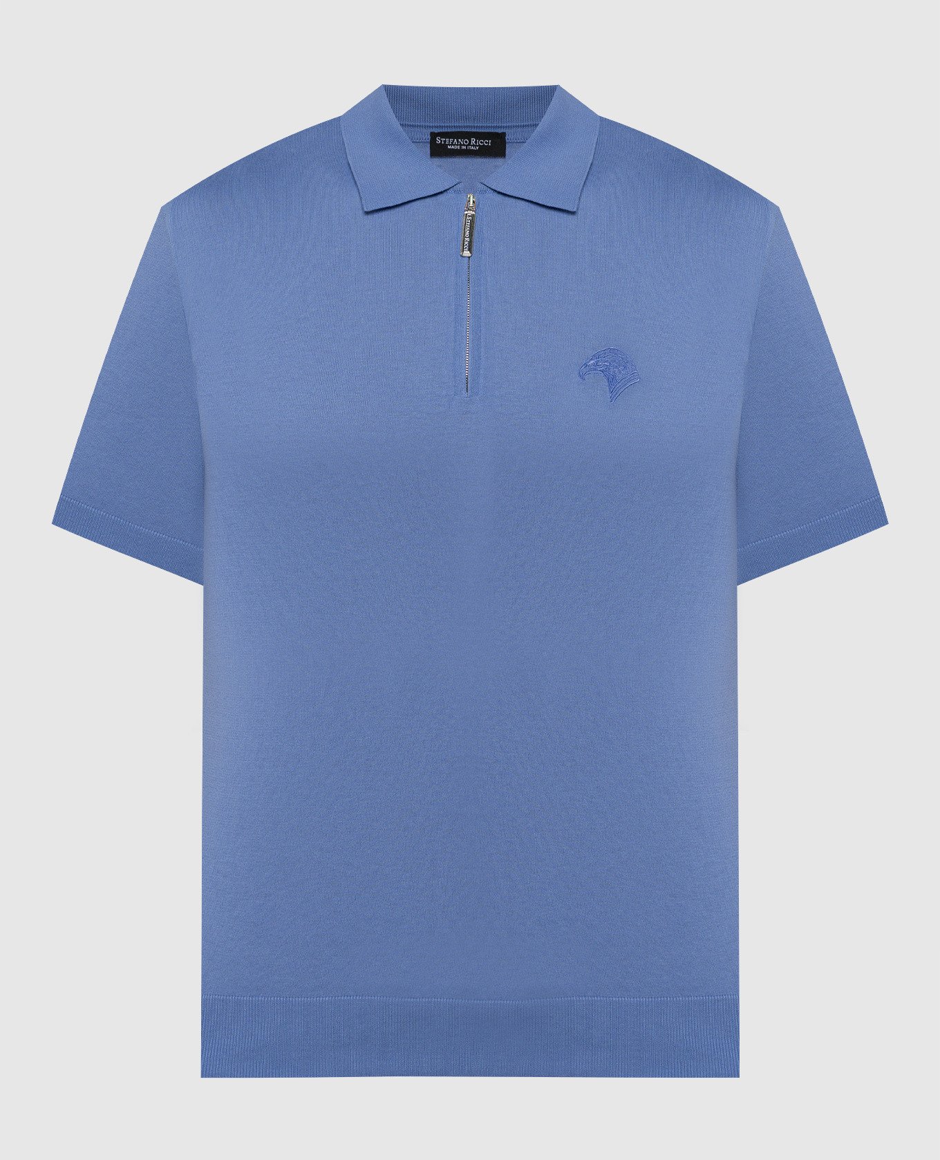 

Purple polo shirt with logo emblem embroidery Stefano Ricci, Violet