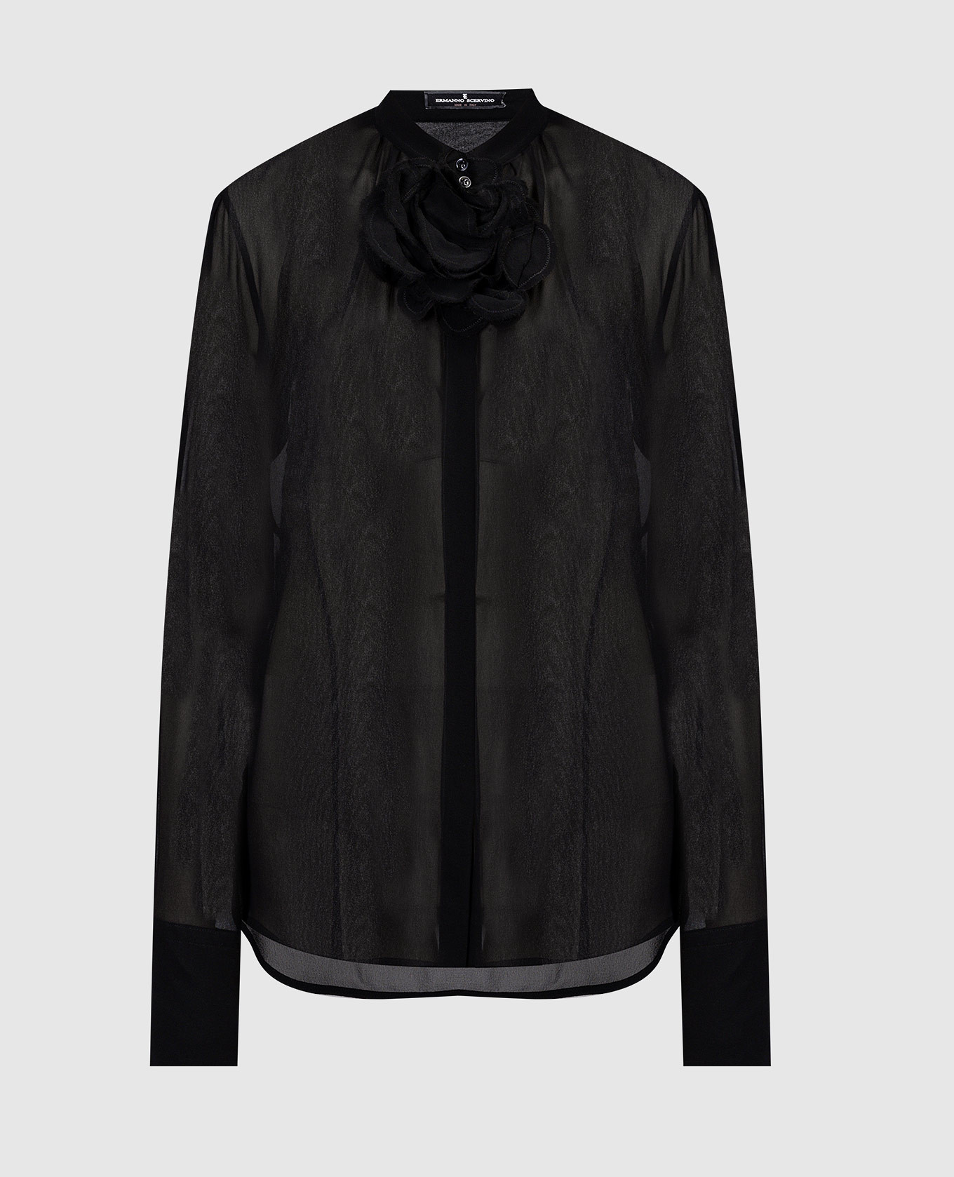 

Black silk blouse Ermanno Scervino