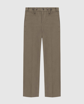 Stefano Ricci Children's olive trousers Y1T90APAT0CT002E