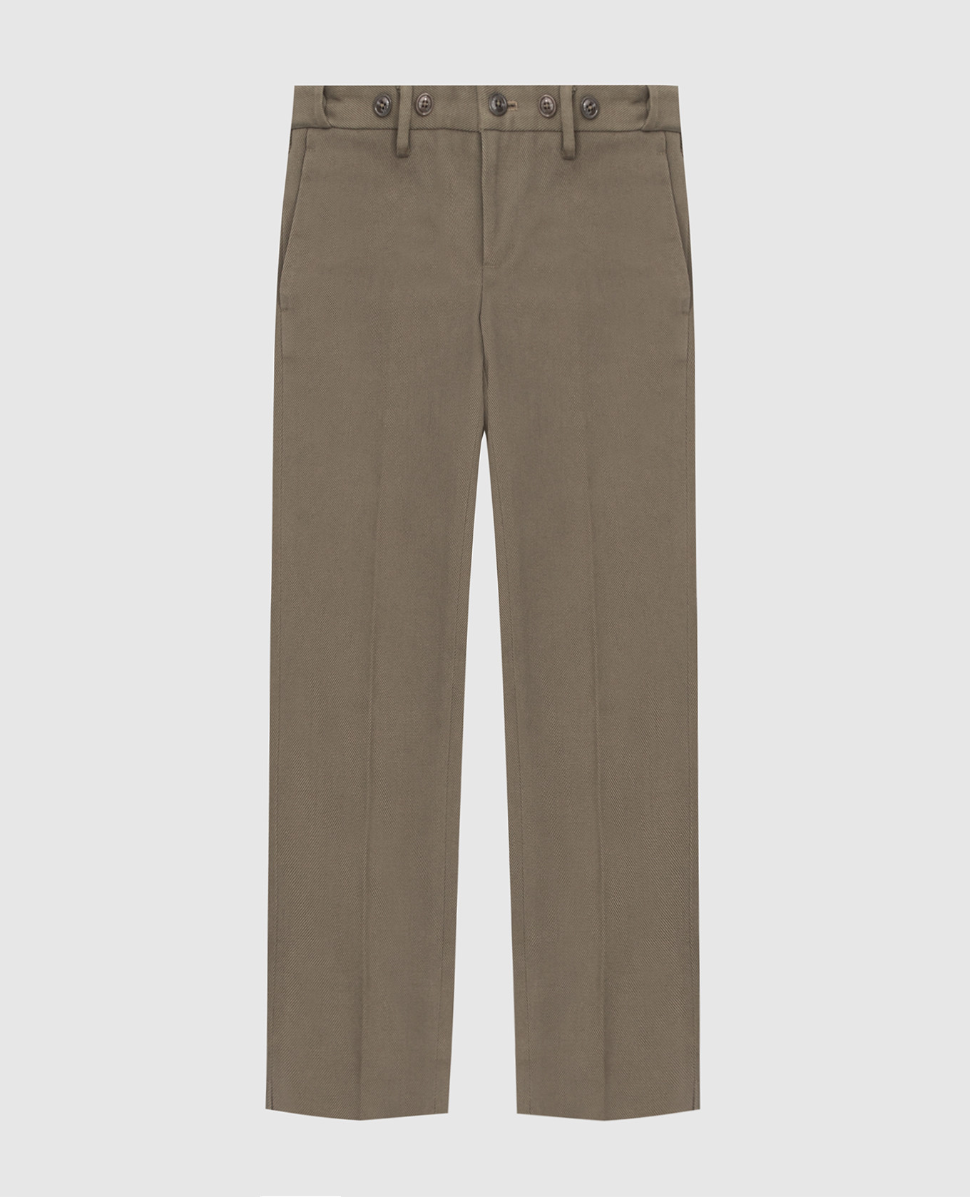

Children's olive trousers Stefano Ricci, Khaki