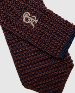 Stefano Ricci Children's burgundy silk tie YCRMTSR916