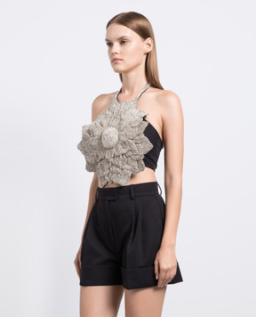 LOU LOU Top with crystal appliqué 0169