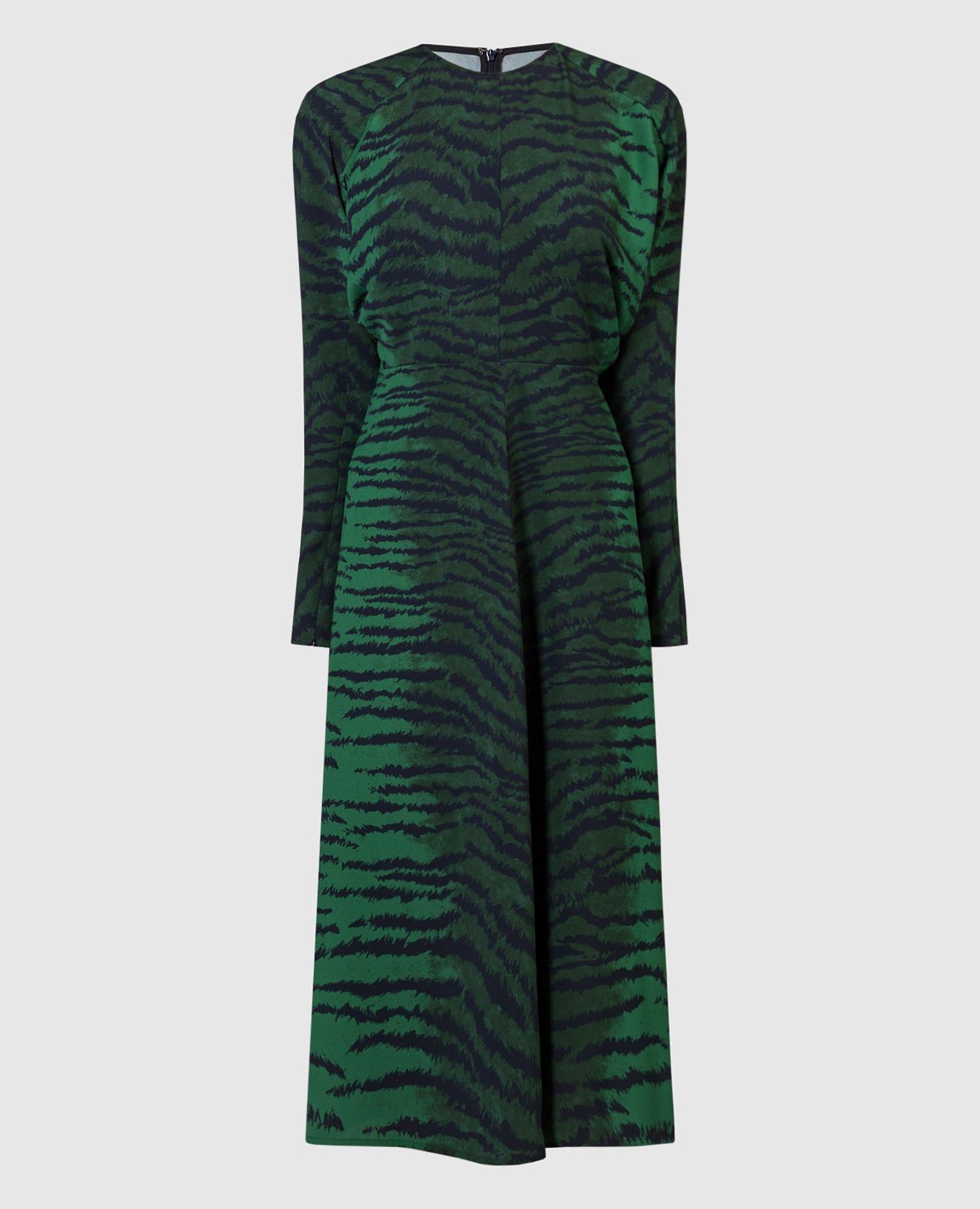 Victoria Beckham - Green animal print midi dress 1124WDR005231B - shop with  Luxembourg delivery at Symbol