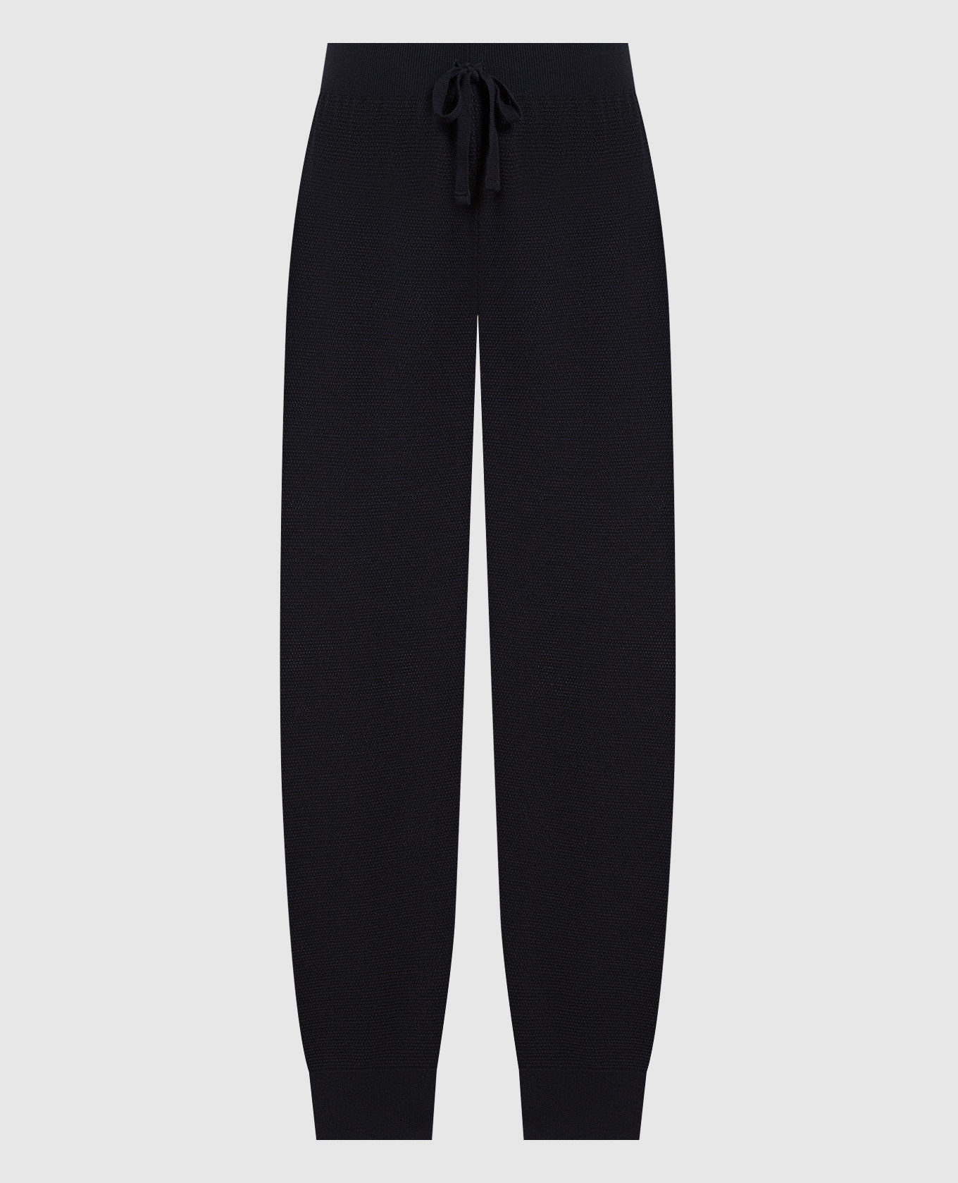 Singular blue wool joggers john smedley