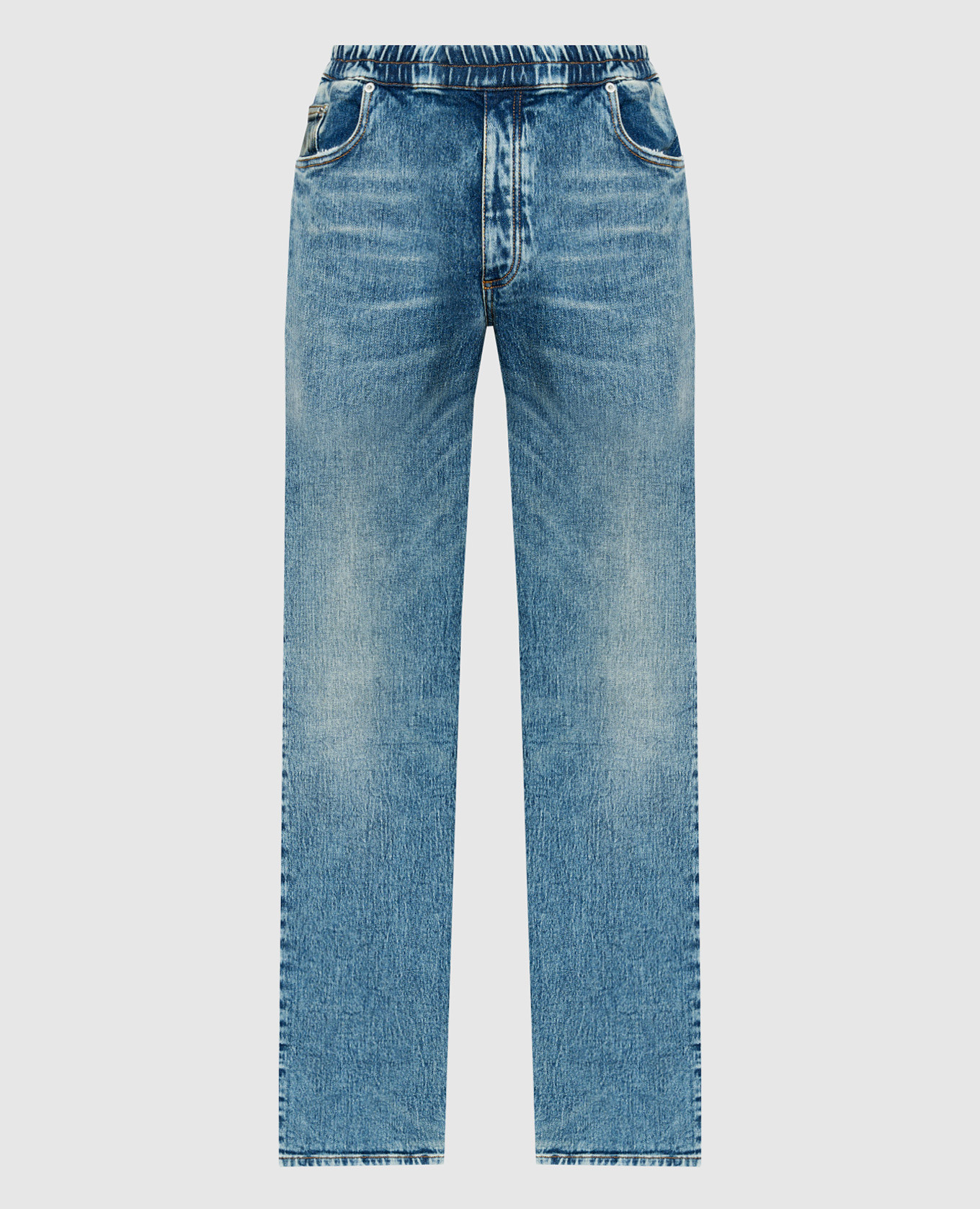 

Blue jeans with a distressed effect Heron Preston