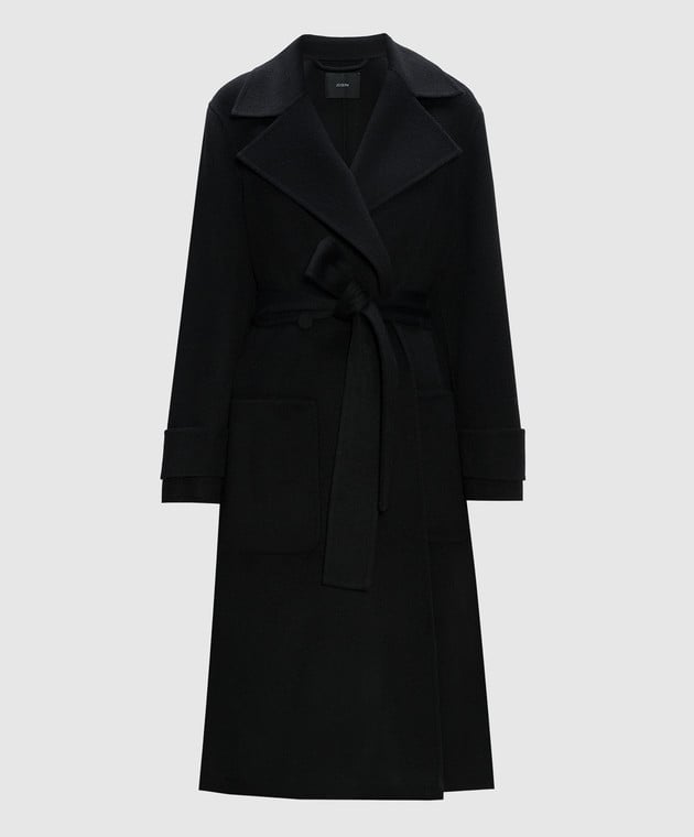 JOSEPH Black wool and cashmere double breasted Arline coat JF006837 buy with Lithuania delivery at Symbol