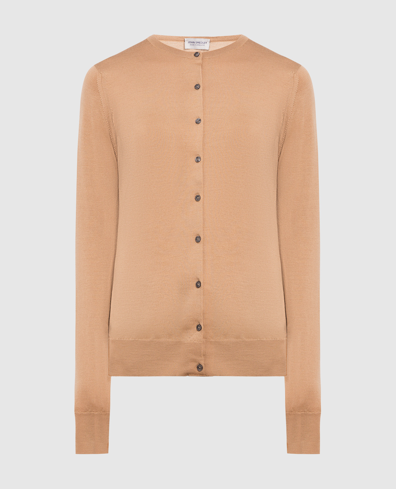 

Beige Wool Buttercup Cardigan John Smedley