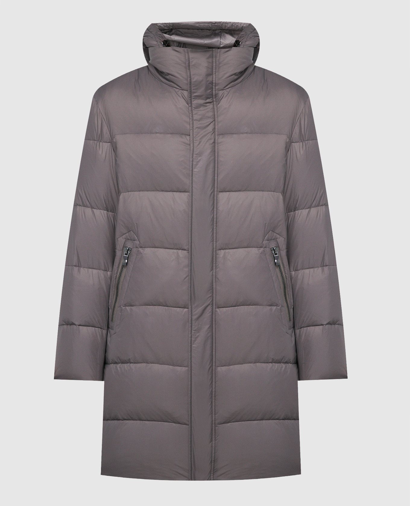 

Gray down jacket with logo Be Florence, Grey