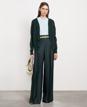 Bottega Veneta Green cashmere cardigan 704851V24M0