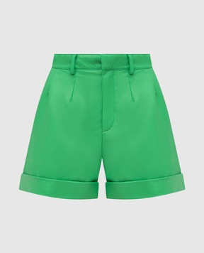 Simonetta Ravizza Green leather shorts S02ST07L1