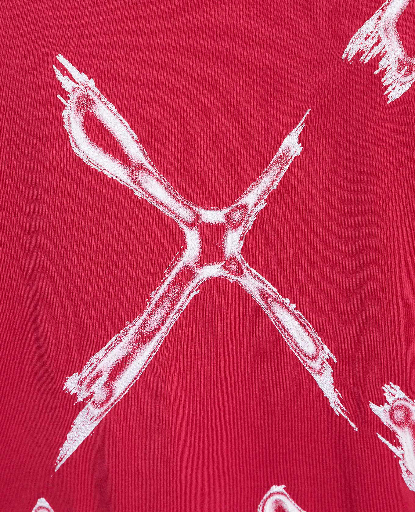 

Burgundy t-shirt with logo Off-White