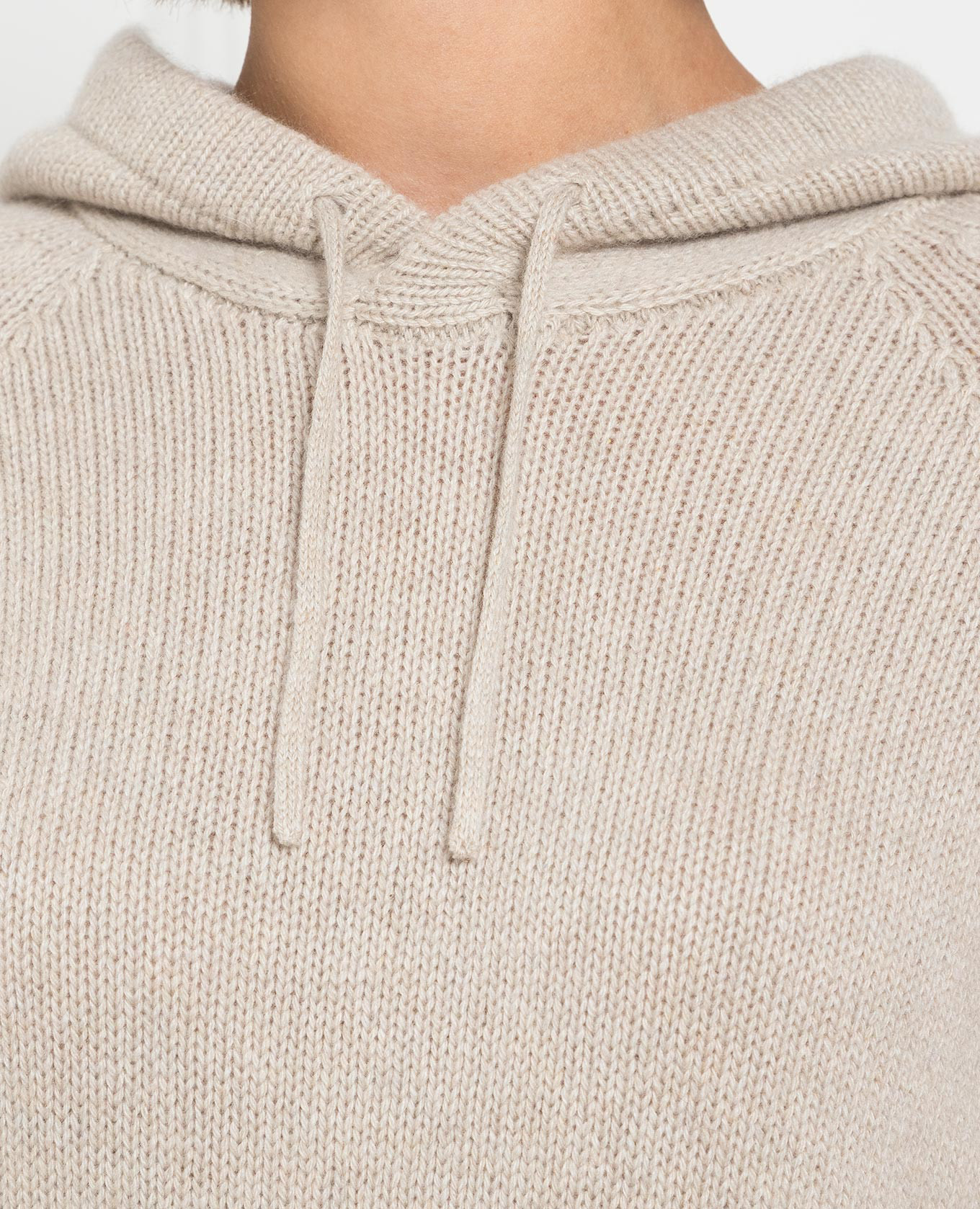 

Beige cashmere hoodie Babe Pay Pls
