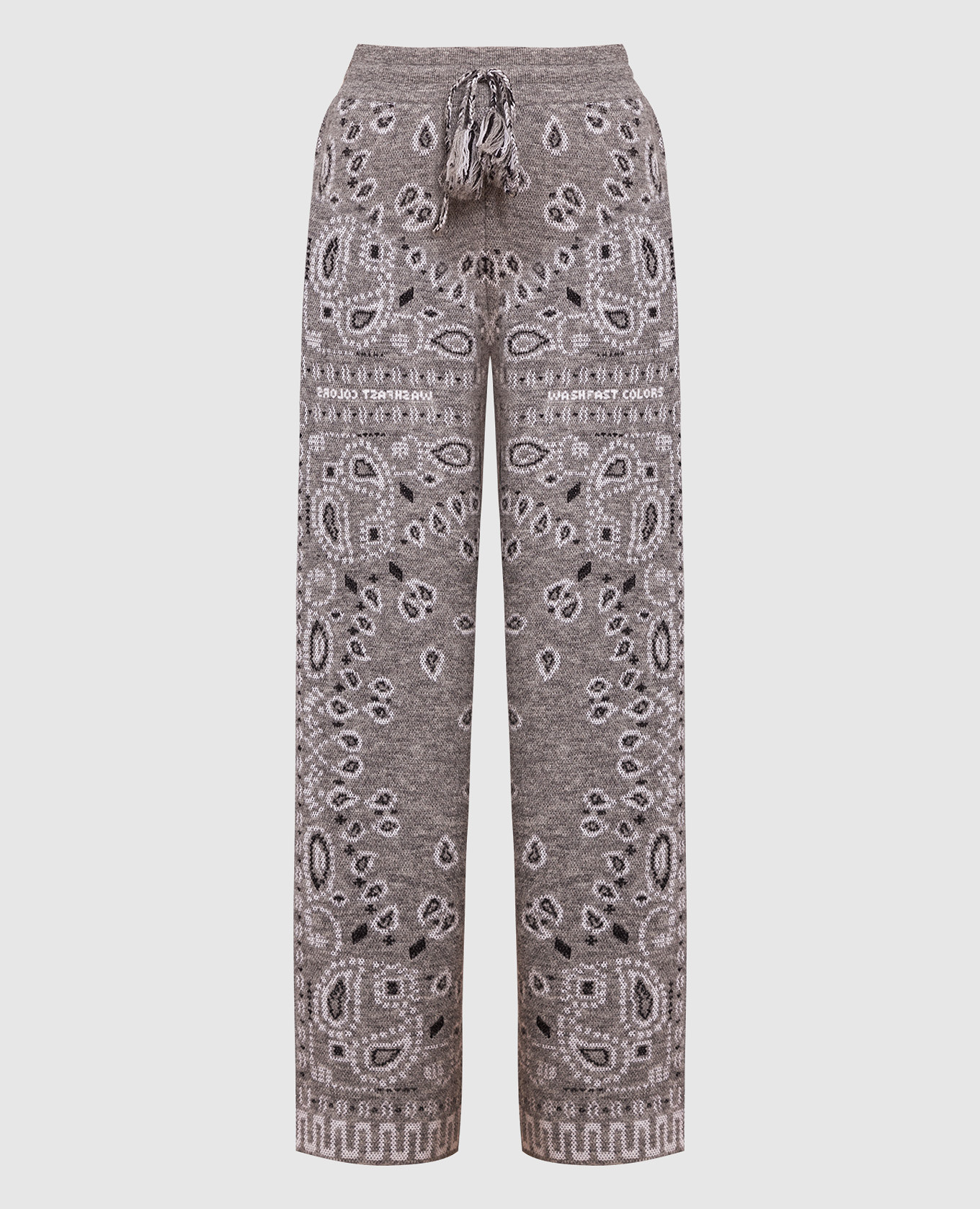 

Gray trousers in wool pattern ALANUI, Grey