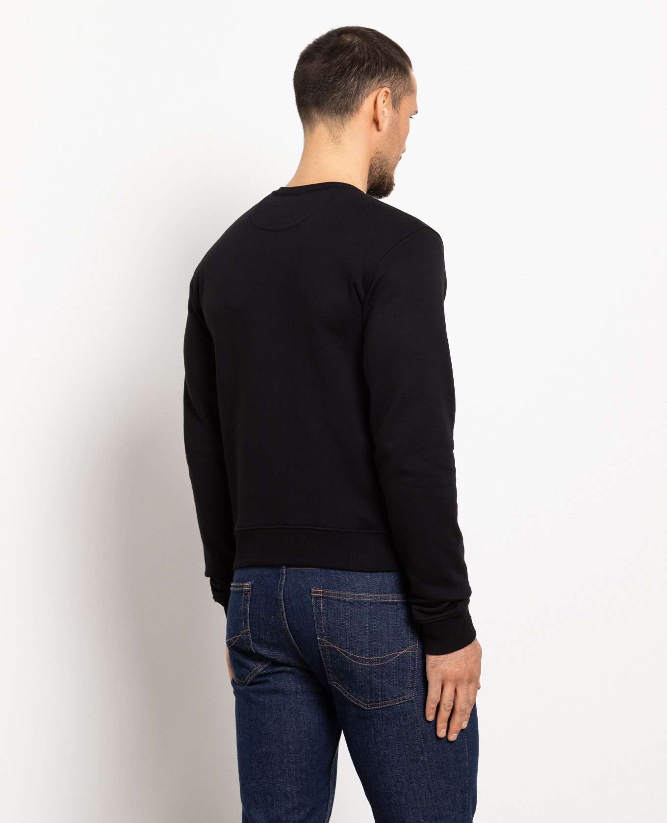Black sweatshirt with contrasting print Valentino 4