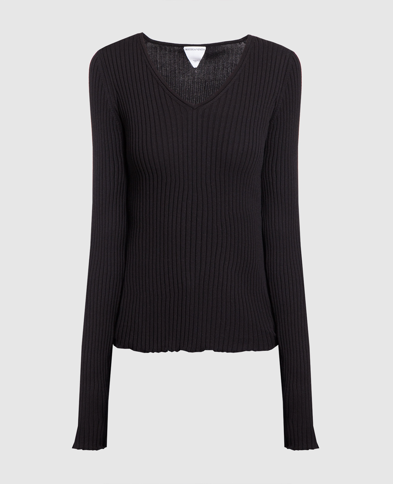 

Black ribbed pullover Bottega Veneta