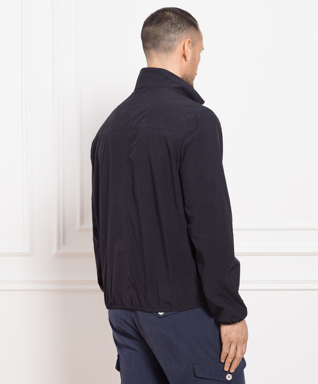 ブルゾン Brunello Cucinelli Brunello Cucinelli Technical Fabric Windb Brunello Cucinelli - Blue windbreaker MD4796162 - shop with