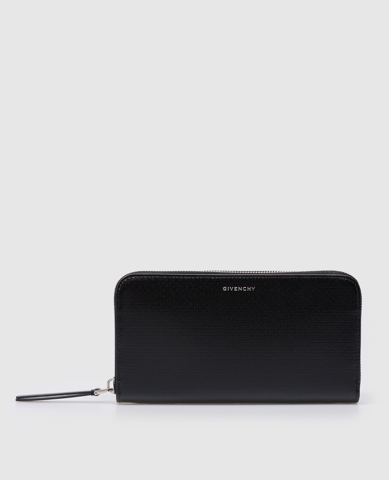 

Black leather wallet with logo Givenchy