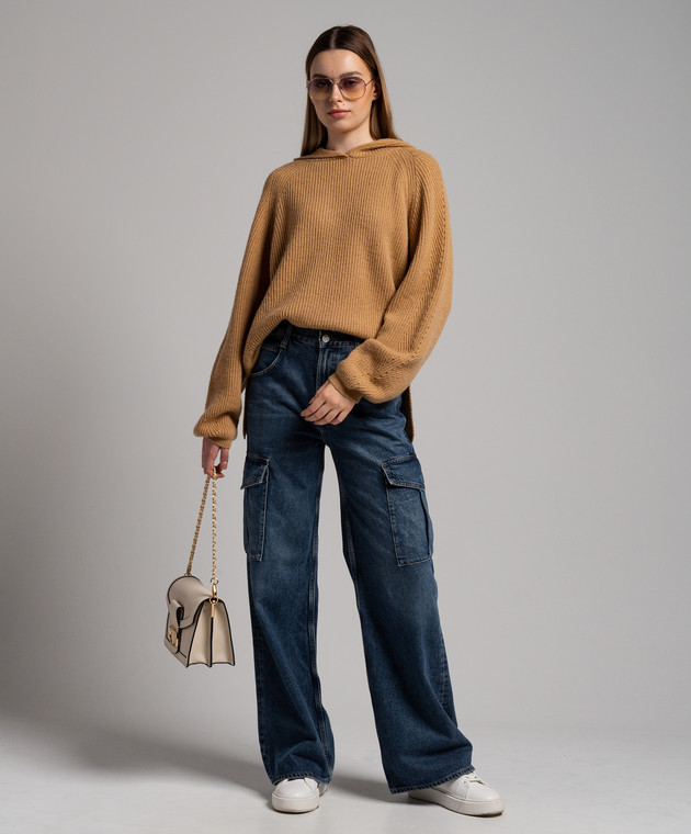 パンツ AGOLDE Bootcut Minka Cargo Denim Pants Blue A91171463REALM A AGOLDE - Niebieskie jeansy cargo Minka A9117B1463 - kup