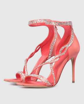Alexander McQueen Coral sandals with crystals 688065W4SB5
