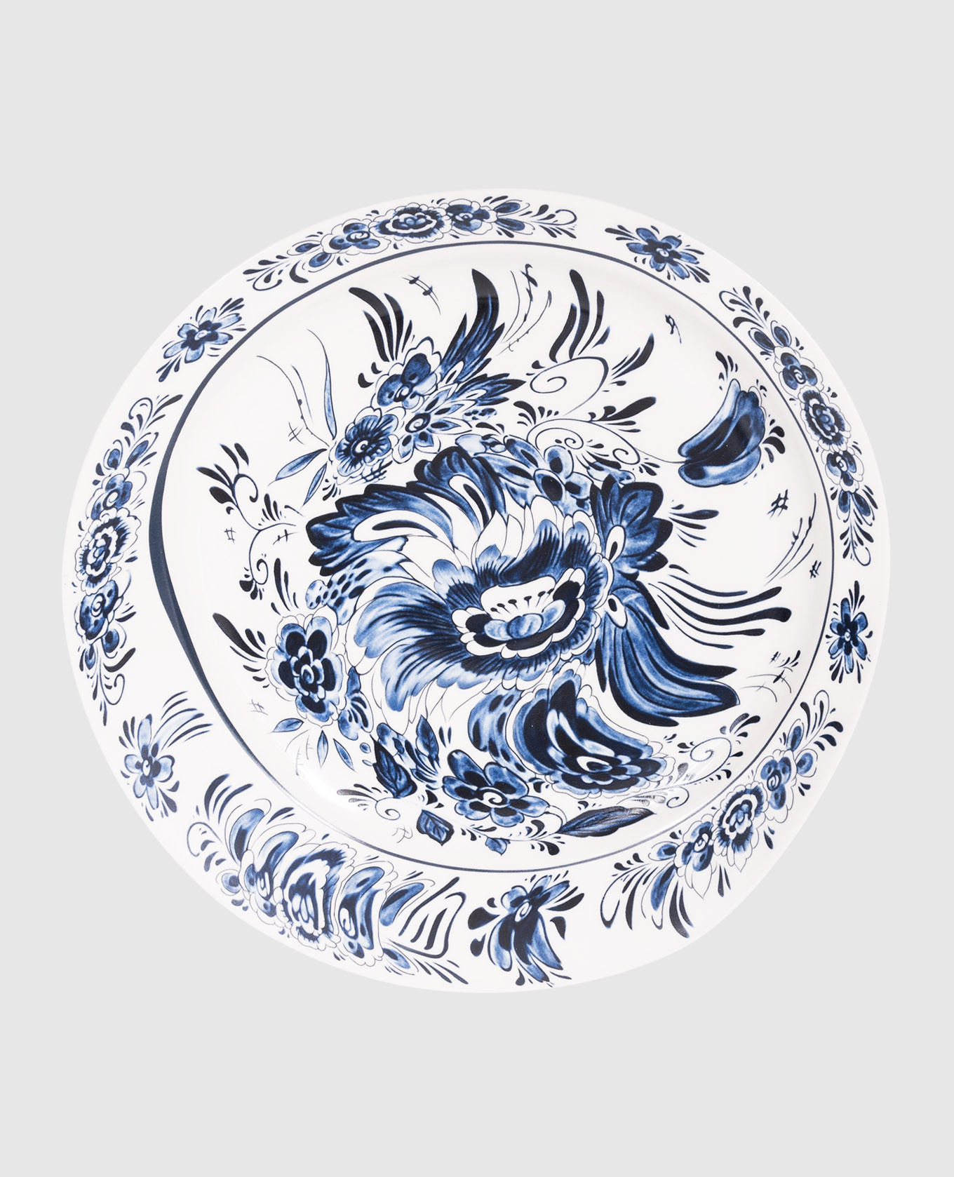 

Hollandia Flowers white dinner plate SELETTI