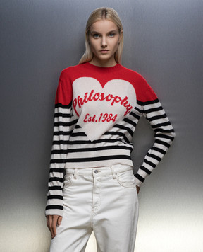 Philosophy di Lorenzo Serafini Wool and cashmere logo jumper A09055700