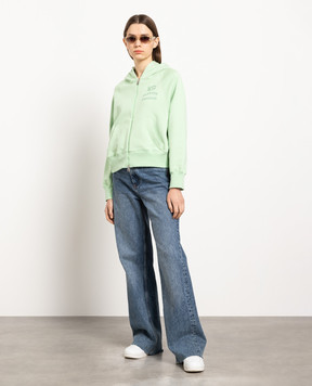 Ermanno Scervino Green sports jacket with a logo D425L316LGFVV