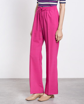 Max & Co Pink pants with slits GRISSINO