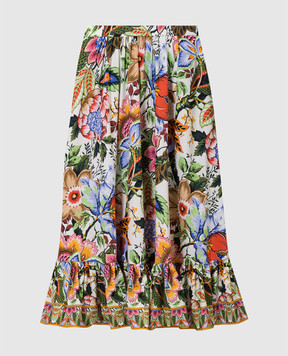 Etro Midi skirt in floral print WRFA001599SP520
