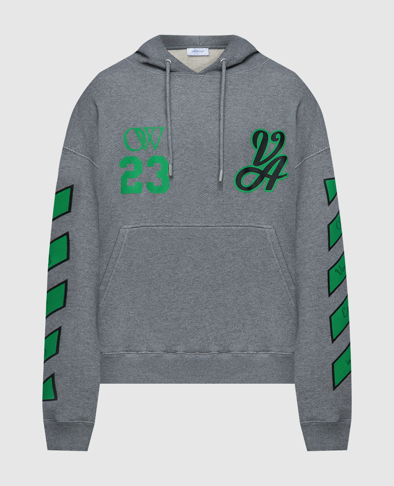 

Gray printed hoodie Off-White, Grey